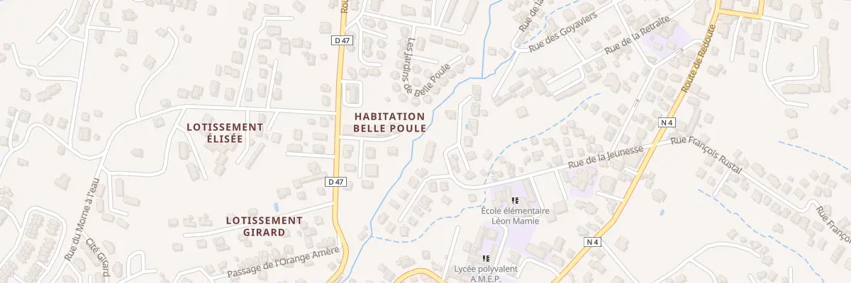 Plan du 5440F Rue de la Jeunesse à Fort-de-France