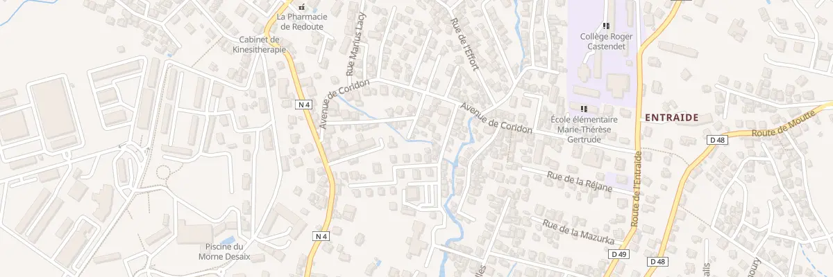 Plan du 13 Rue de l’Artisanat à Fort-de-France