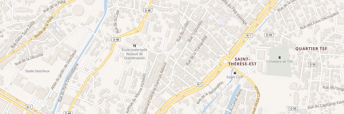 Plan du 34 Rue Monseigneur Lequin à Fort-de-France