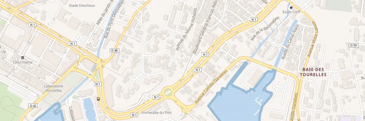 Plan du 3 Bd Général François Reboul à Fort-de-France