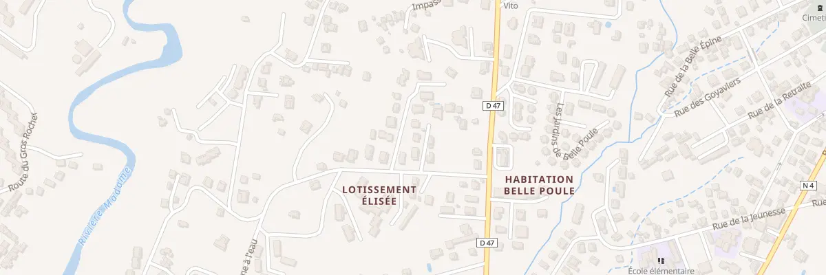 Plan du 21 Rte de Ravine Vilaine à Fort-de-France