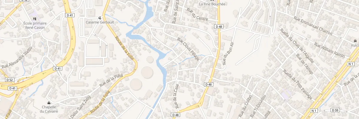 Plan du 6186F Rue du Carbet à Fort-de-France