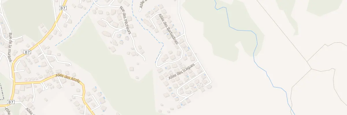 Plan du 6 All des Barbadines aux Trois-Îlets
