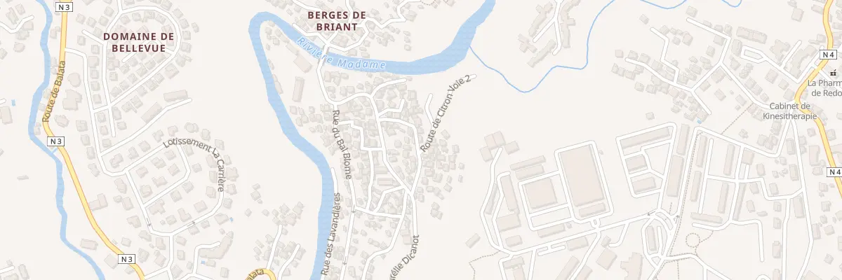 Plan du 16 Rte de Citron Voie 2 à Fort-de-France