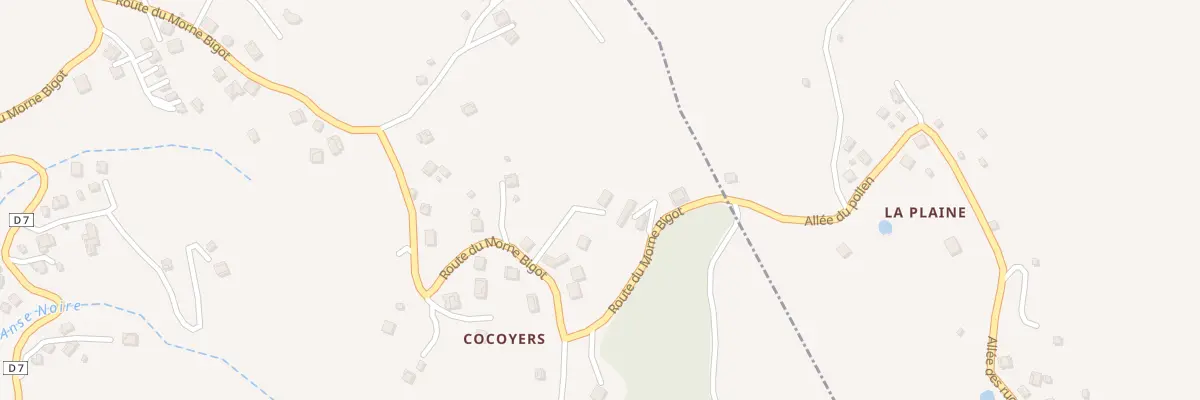 Plan du 5484F Cocoyers aux Anses-d’Arlet
