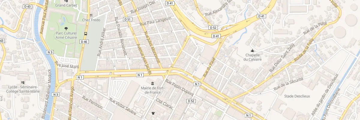 Plan du 8 Rue Yves Goussard à Fort-de-France