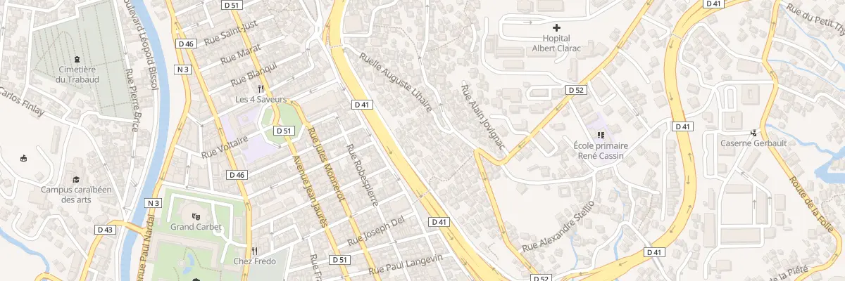 Plan du 7F Rue Patrice Lumumba à Fort-de-France