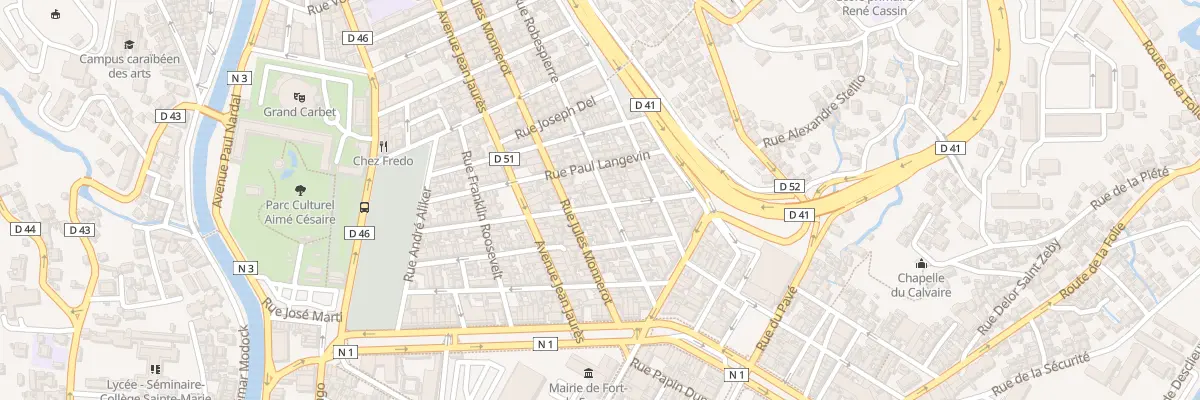 Plan du 29 Rue Robespierre à Fort-de-France