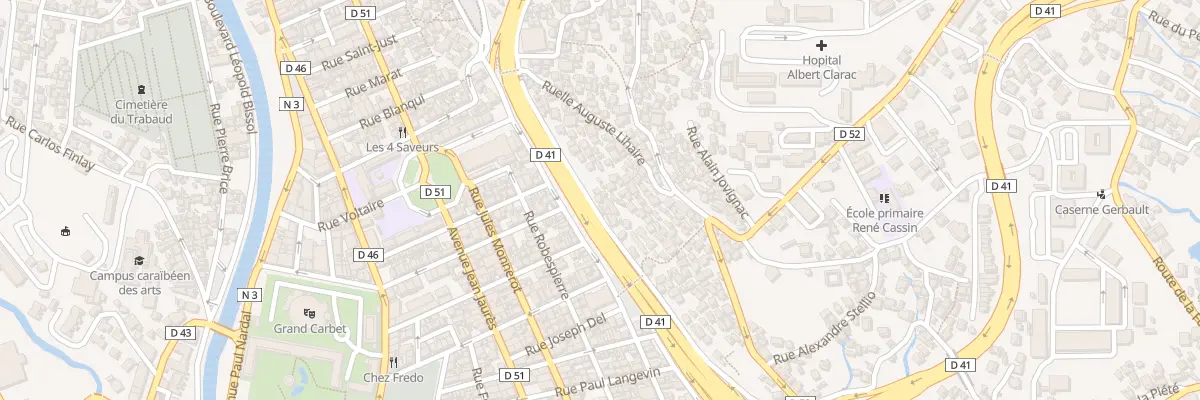 Plan du 5395F Rue Patrice Lumumba à Fort-de-France
