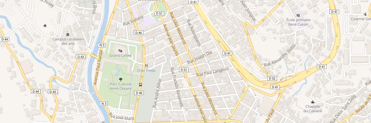 Plan du 26 Rue Joseph Del à Fort-de-France