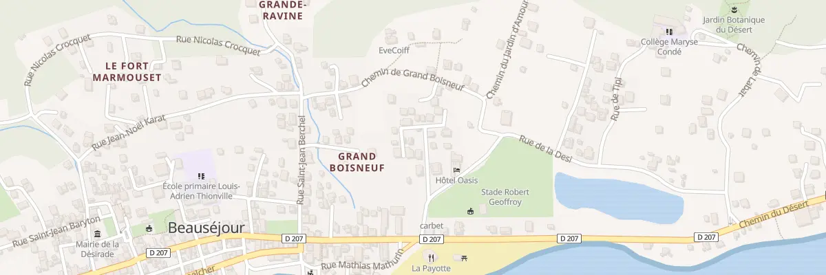 Plan du 5126 Grand Boisneuf à La Désirade