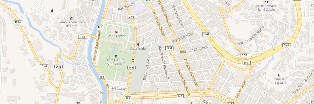 Plan du 53 Rue Alexandre Trissot à Fort-de-France
