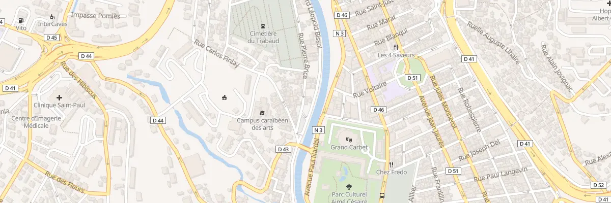 Plan du 6 Rue Pierre Brice à Fort-de-France