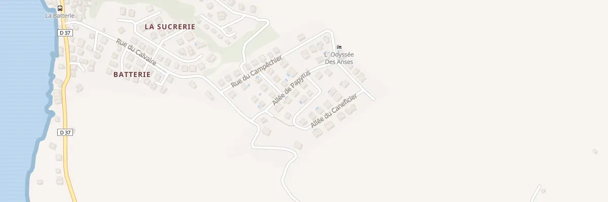 Plan du 48 Lot La Sucrerie aux Anses-d’Arlet