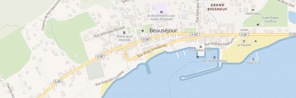 Plan du 20 Rue Daney de Marcillac à La Désirade