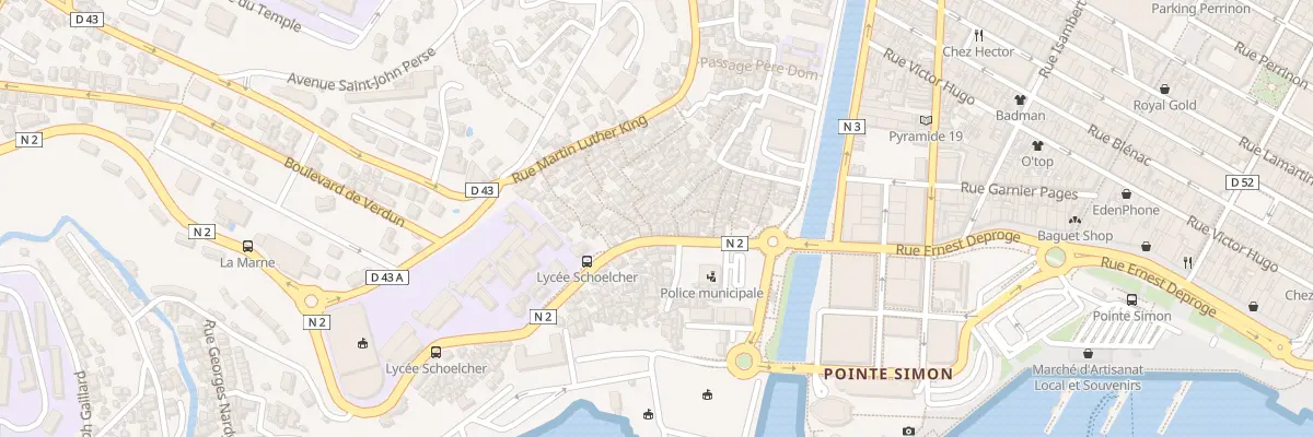 Plan du 5388 Bd Robert Attuly à Fort-de-France