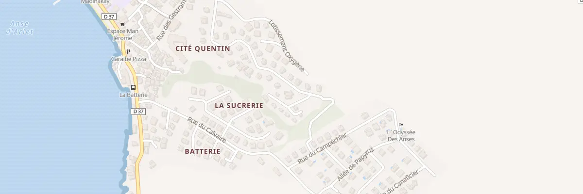 Plan du 32 Rue du Morne Venté aux Anses-d’Arlet