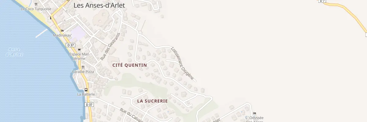 Plan du 5140F Lot Oxygène aux Anses-d’Arlet