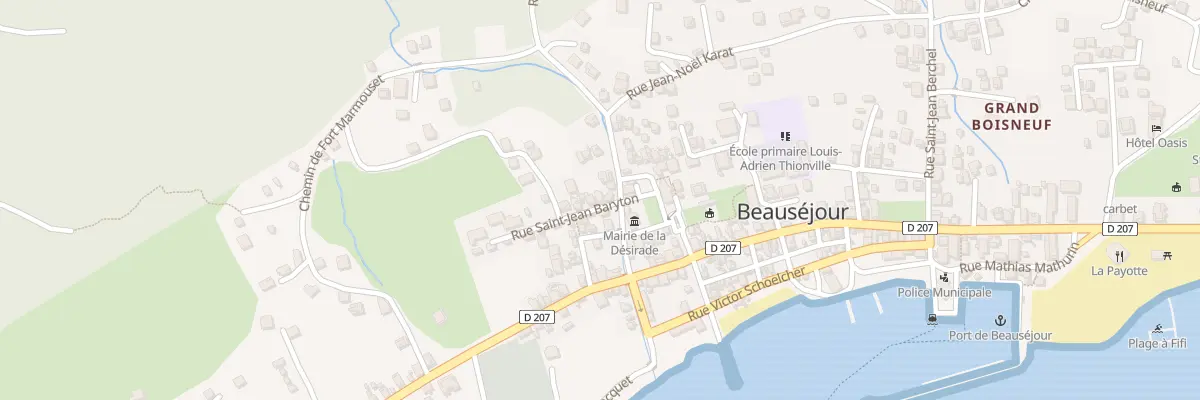 Plan du 3 Rue Saint-Jean Baryton à La Désirade