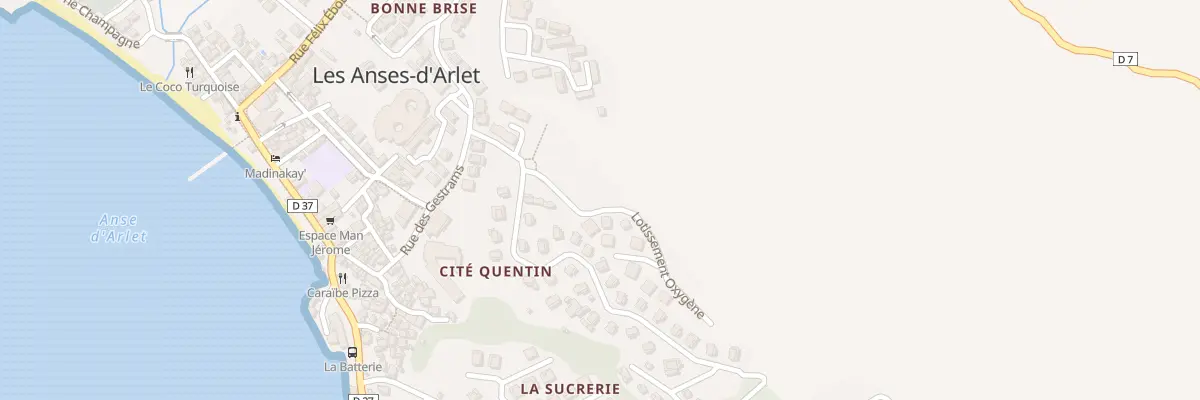 Plan du 5139F Lot Oxygène aux Anses-d’Arlet