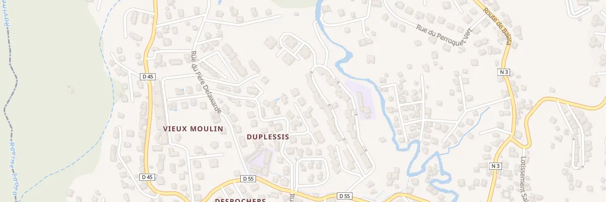 Plan du 16 Rue du Basalte à Fort-de-France