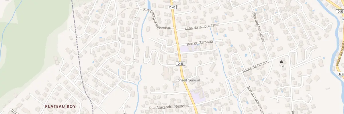 Plan du 91 Rue Professeur Raymond Garcin à Fort-de-France