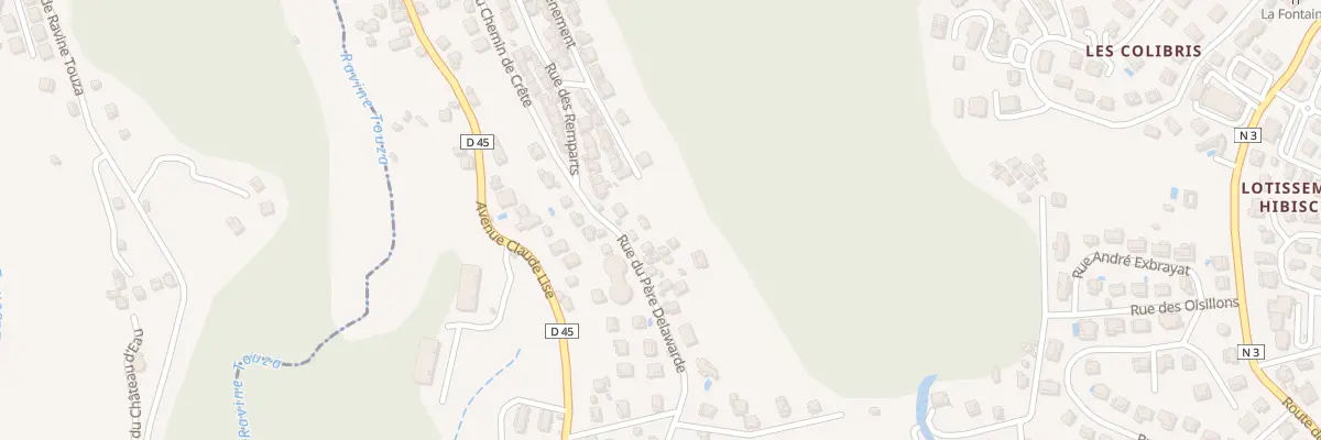 Plan du 42 Rue du Plateau à Fort-de-France