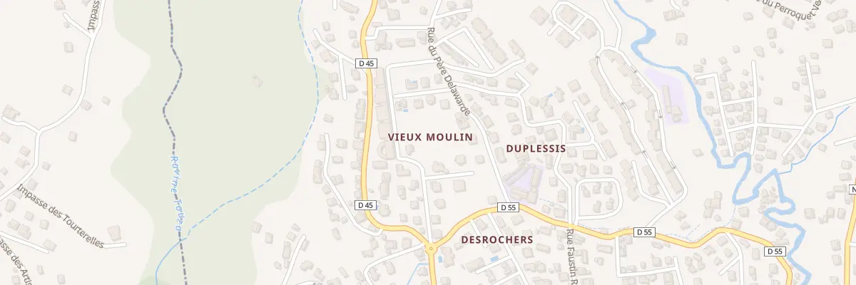 Plan du 5568F Rue Professeur Raymond Garcin à Fort-de-France