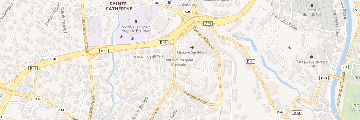 Plan du 60 Rue de la Clairiere à Fort-de-France
