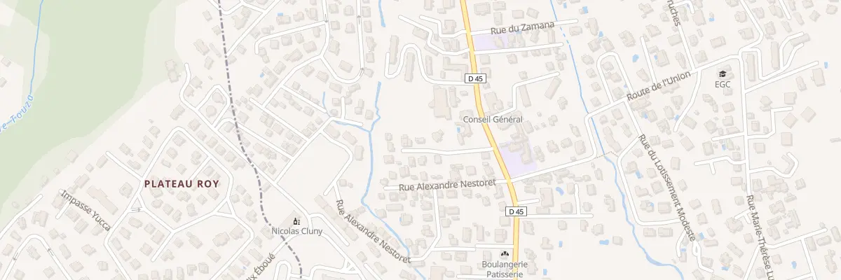 Plan du 83B Rue Professeur Raymond Garcin à Fort-de-France