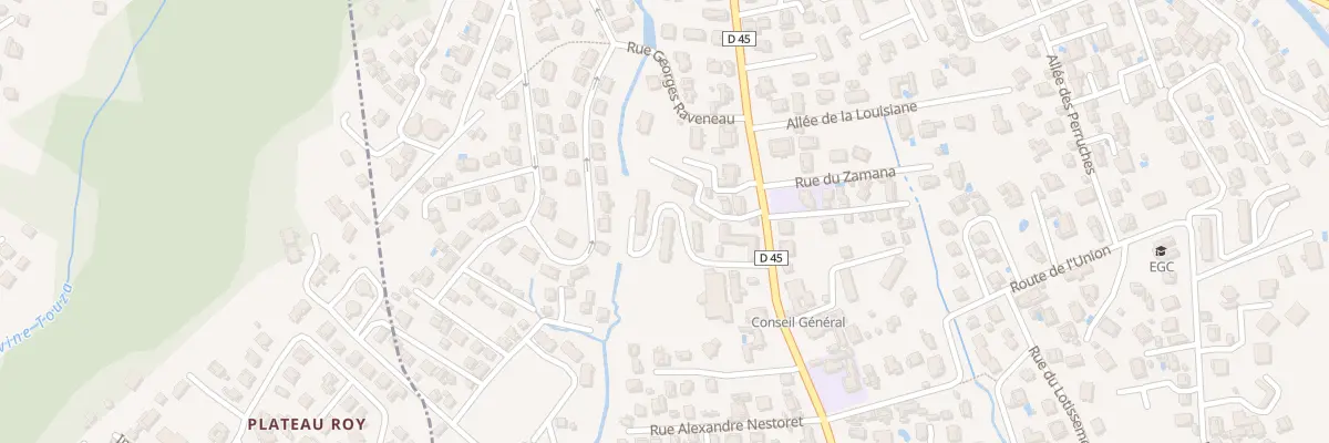 Plan du 89A Rue Professeur Raymond Garcin à Fort-de-France