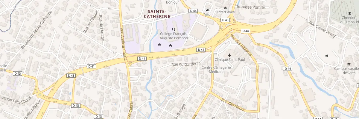 Plan du 2 Lot La Sylve Rue du Gardenia à Fort-de-France