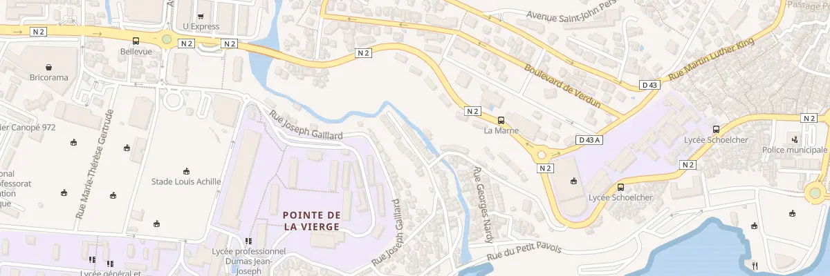 Plan du 5366F Rue de la Grosse Gouttière à Fort-de-France