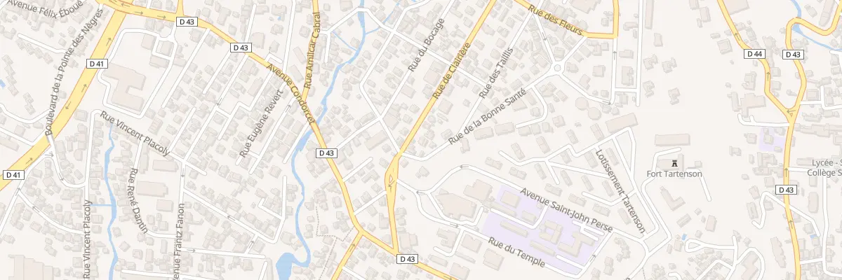 Plan du 5577F Rue de la Clairiere à Fort-de-France