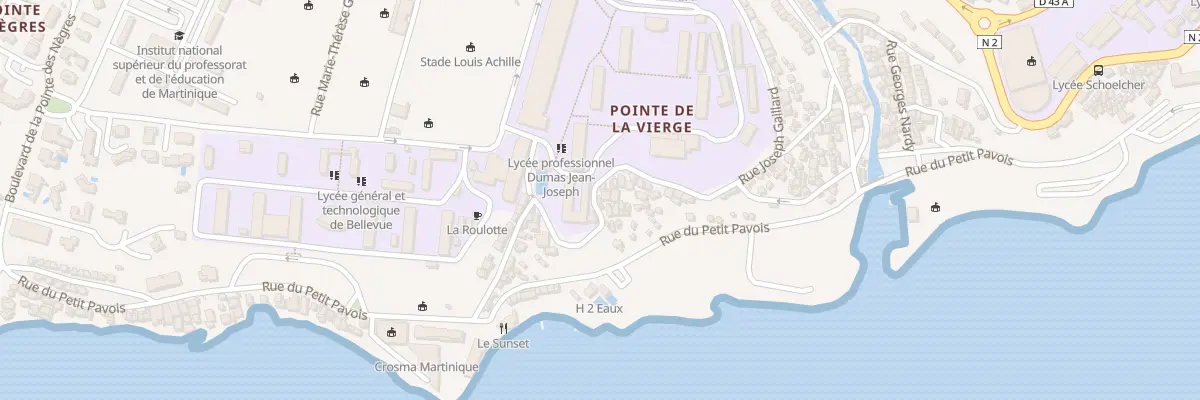 Plan du 89 Rue Joseph Gaillard à Fort-de-France
