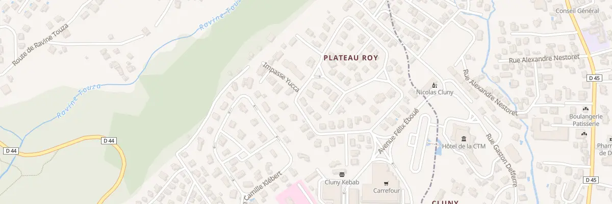 Plan du 57A Lot Plateau Roy à Schœlcher