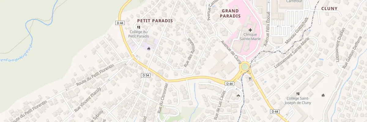 Plan du 20 Rue des Rameaux à Schœlcher