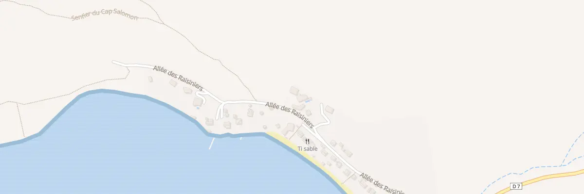 Plan du 5099F All des Raisiniers aux Anses-d’Arlet