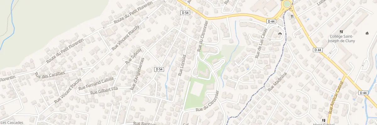 Plan du 36 Rue Lorsold à Schœlcher