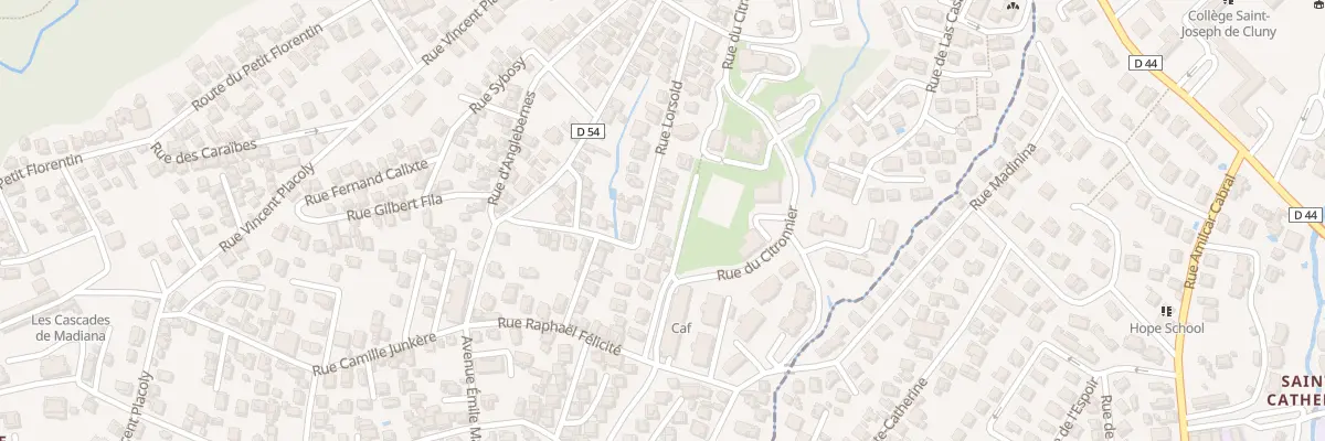Plan du 24 Rue Lorsold à Schœlcher