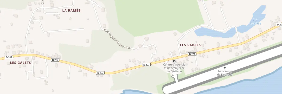 Plan de La Ramee à La Désirade