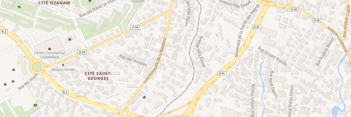 Plan du 11 Rue des Amaryllis à Schœlcher