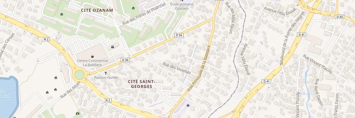 Plan du 9 Rue du Saudragon à Schœlcher