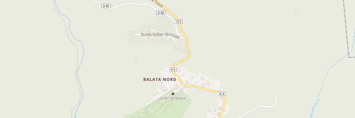 Plan du 5100F Rte de Balata à Fort-de-France