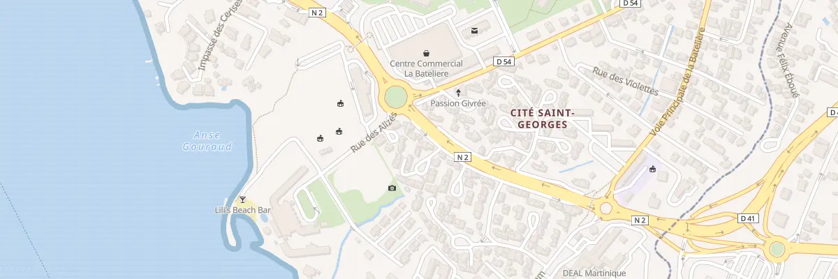 Plan du 9 Cité Saint-Georges Sud à Schœlcher