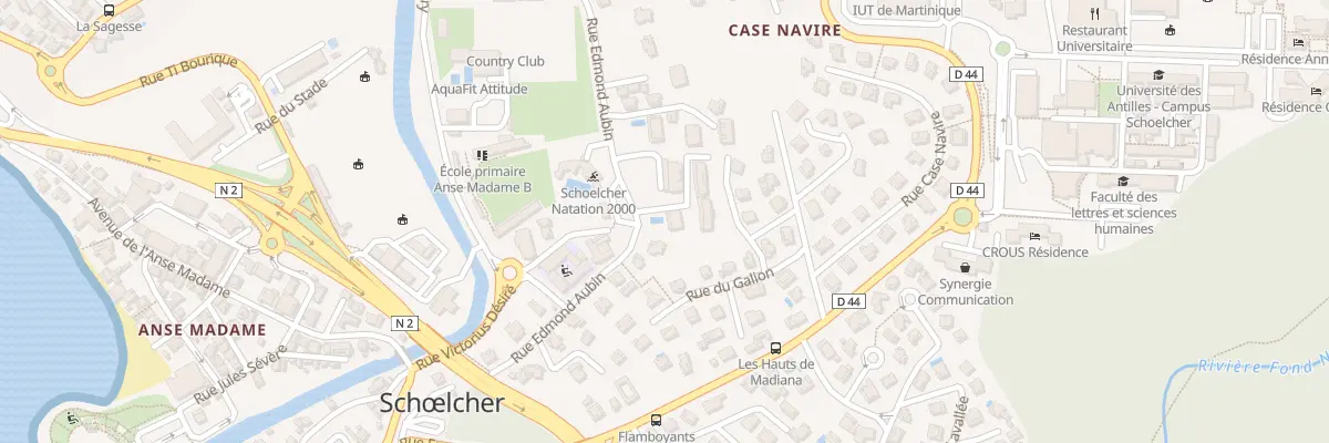 Plan du 18 Rue Aubin Edmond à Schœlcher