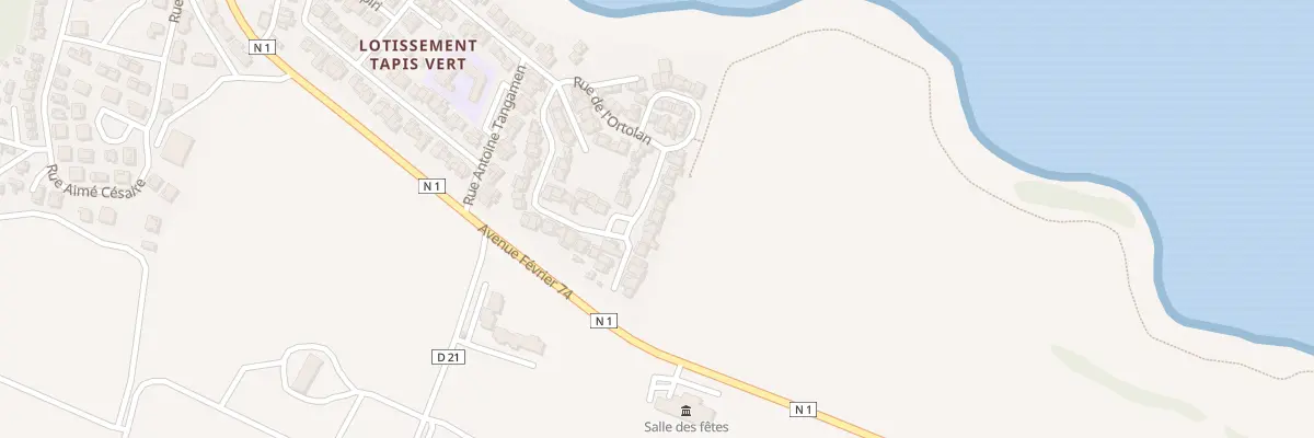 Plan du 30 Rue du Siffleur des Montagnes à Basse-Pointe