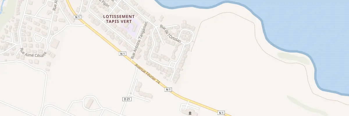 Plan du 27 Rue du Siffleur des Montagnes à Basse-Pointe