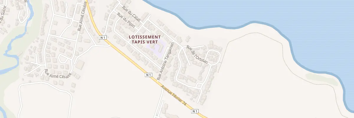 Plan du 1 Rue du Malfini à Basse-Pointe