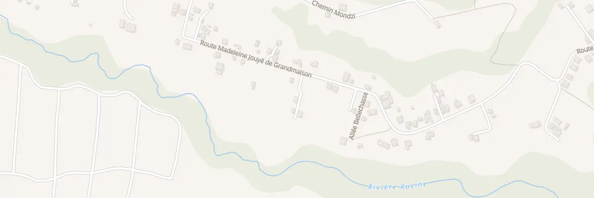 Plan du 5260F Grande Savane à L’Ajoupa-Bouillon